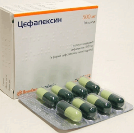 Цефалексин антибиотике при лечении гайморита