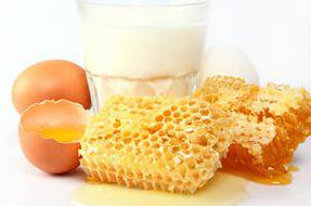 молоко, сода, мёд и яйцо от кашля