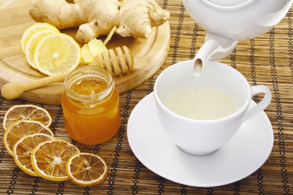 имбирь с лимоном и мёдом
