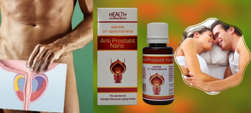 Anti Prostatit Nano - ефективні краплі від простатиту