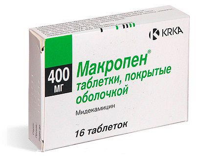 Препарат макропен для лечения бактериального бронхита