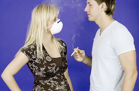 пассивное курение причина бронхита