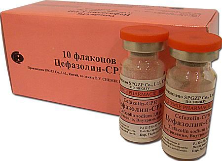 Антибиотик цефазолин для лечения бронхита у беременных