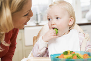 В рацион питания ребенка должны входить овощи