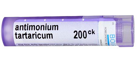 Гомеопатический препарат антимониум тартарикум для лечения бронхита