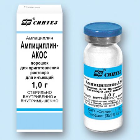 Антибиотик ампициллин для лечения бронхита