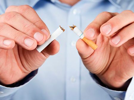 Отказ от курения  при хроническом бронхите