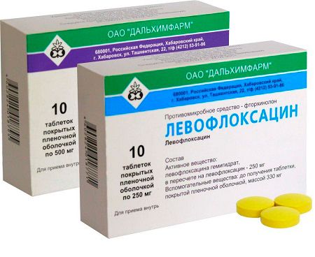 Антибиотик левофлоксацин для лечения бронхита