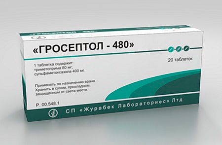 Препарат гросептол для лечения бронхита